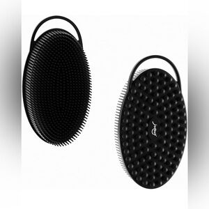 Black Scrub Brush with Handle (2 brushes)